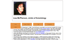 Desktop Screenshot of lisamcpherson.org